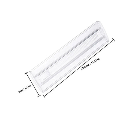 2Pcs Drawer Partition Board Adjustable Clear Drawer Dividers for Clothes Kitchen Organization Home Storage Tool
