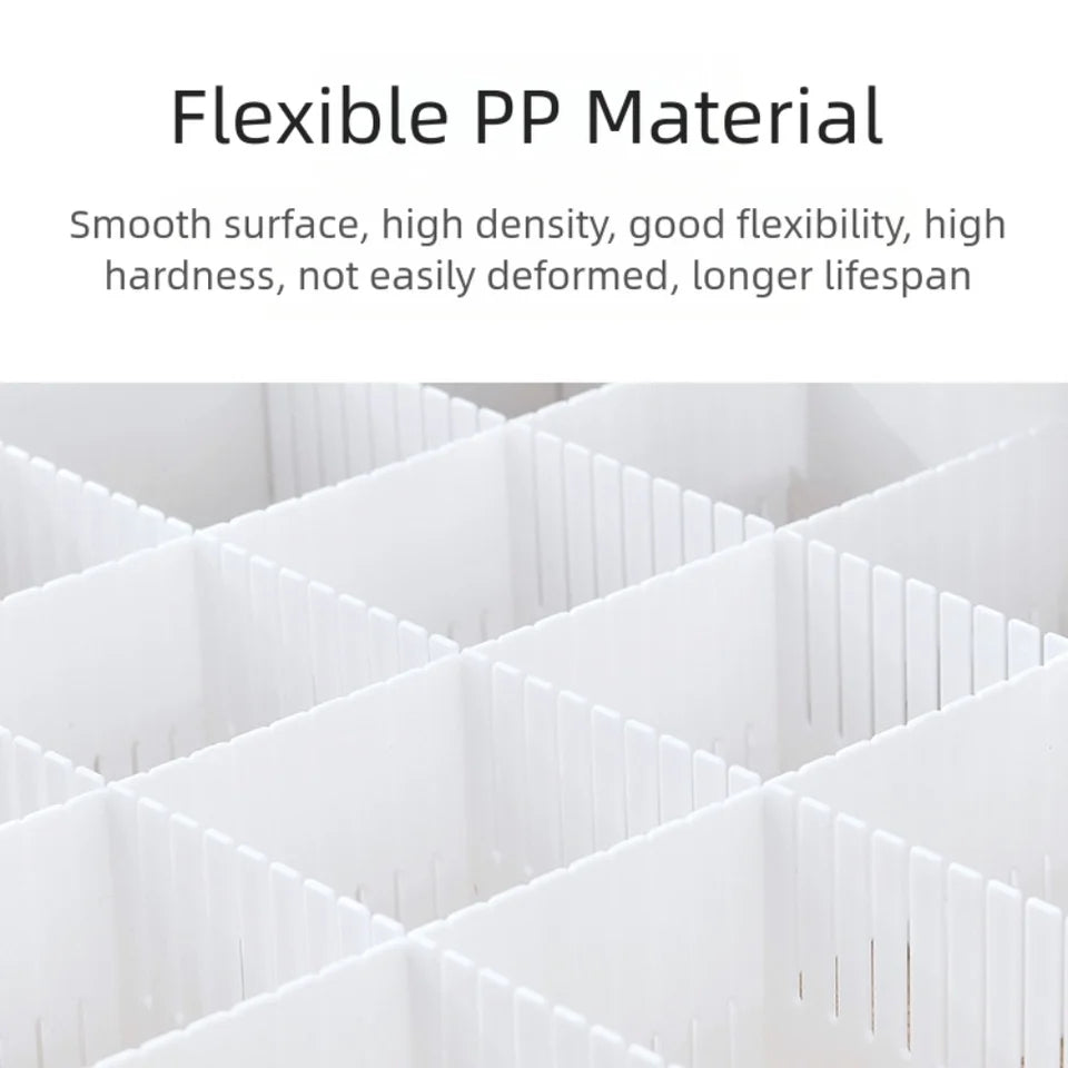 Flexible Separators Adjustable Organizers Customizable Size Design Customizable Drawer Dividers Bedroom Drawer Organization