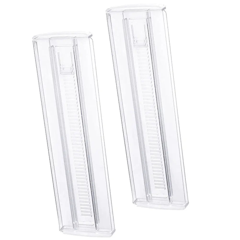 2Pcs Drawer Partition Board Adjustable Clear Drawer Dividers for Clothes Kitchen Organization Home Storage Tool