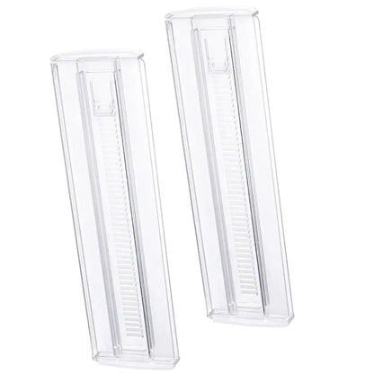 2Pcs Drawer Partition Board Adjustable Clear Drawer Dividers for Clothes Kitchen Organization Home Storage Tool