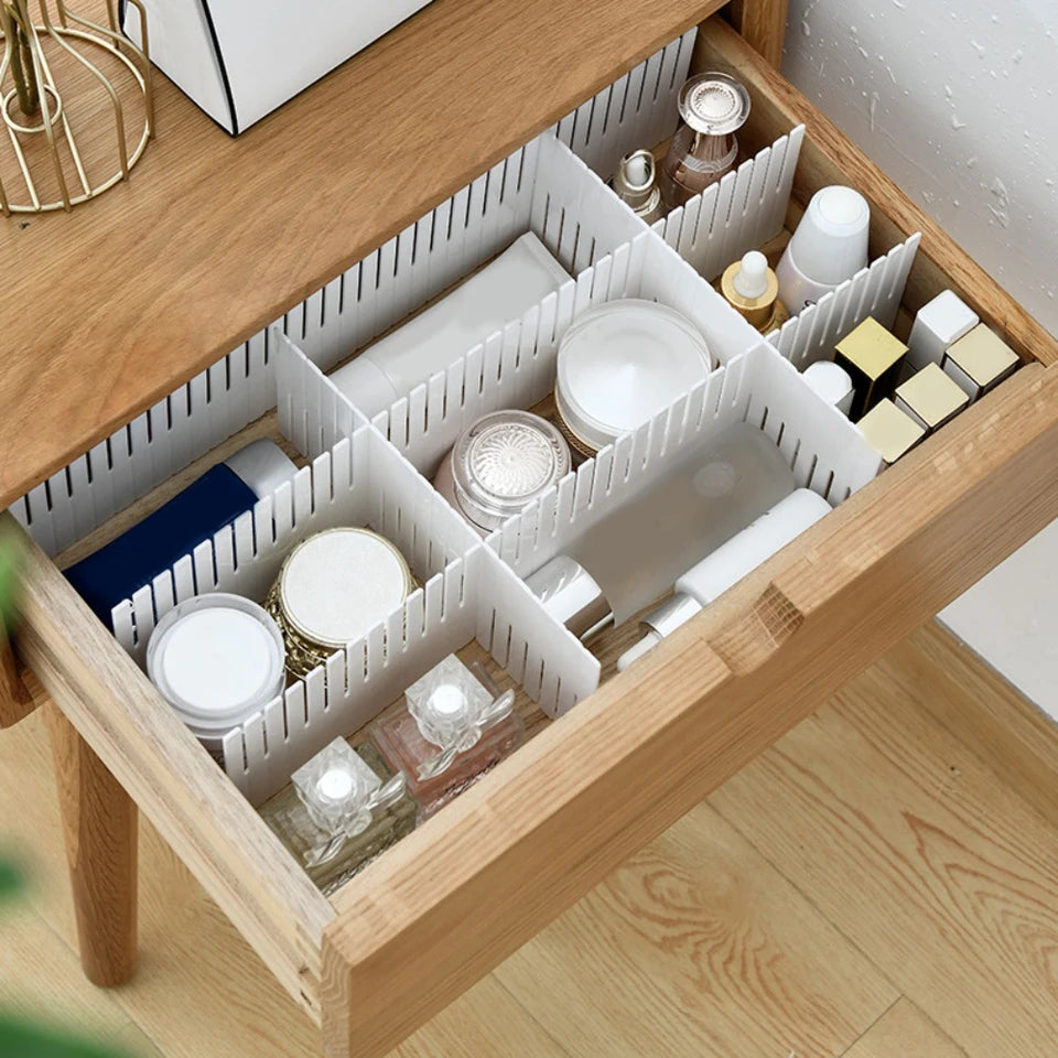 Flexible Separators Adjustable Organizers Customizable Size Design Customizable Drawer Dividers Bedroom Drawer Organization